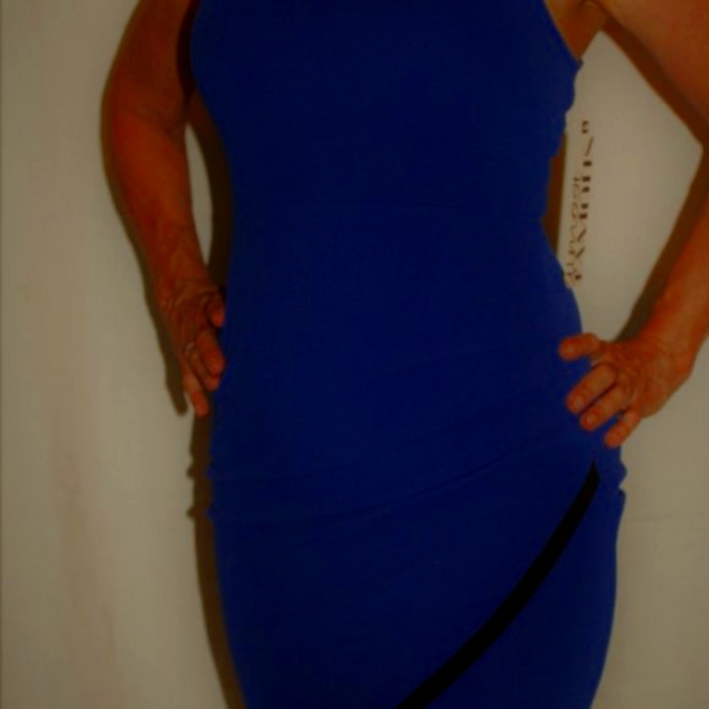 NWT Almost Famous Navy Dress Size S - Picture 6 of 9